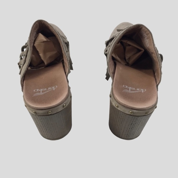 Dansko Women's Deni Mule Taupe Milled Nubuck size 42 - Picture 5 of 12